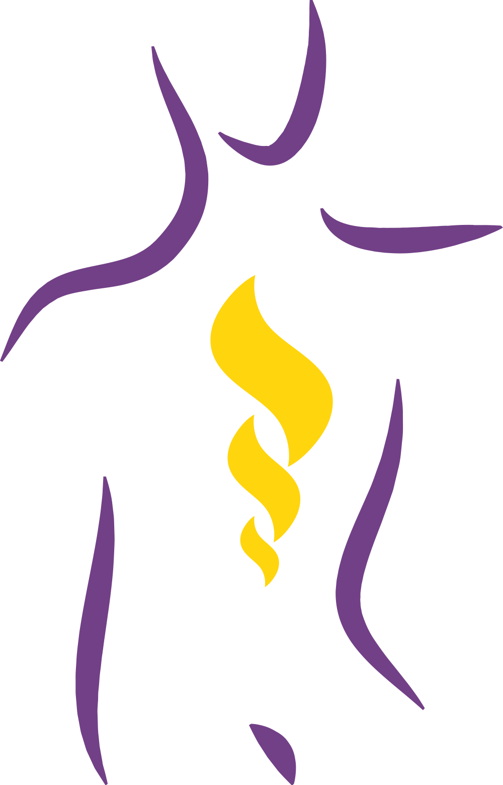 Logo BodyEnergyJourney According to Dr. Katja Eissfeldt © Holistic Self-Healing, Torso: Life Energy in Heart for Transformation & Release